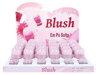 blush em pó solto