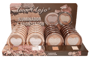 iluminador e bronzeador