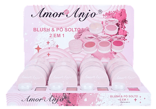 blush e pó solto
